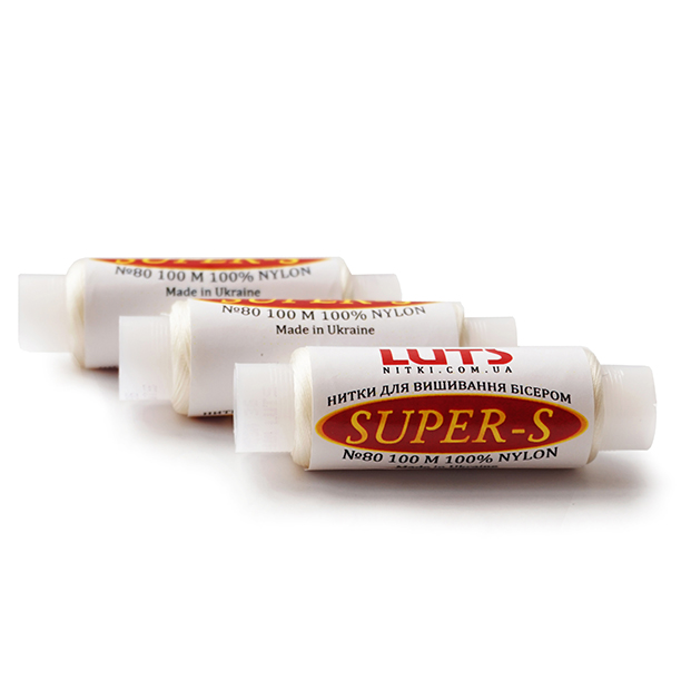 Бісерні нитки Super-S 100м Nylon 6.6